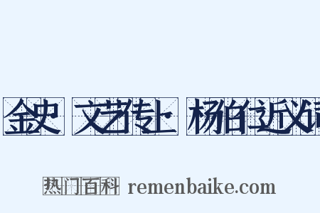 金史·文艺传上·杨伯仁近义词是什么意思的图片